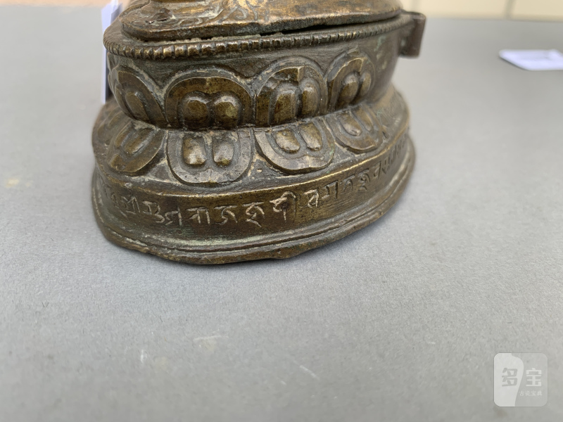 A GILT-COPPER FIGURE OF BUDDHA SHAKYAMUNI - 图12